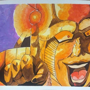 Frieza &quot;Fireworks&quot; portrait (original)