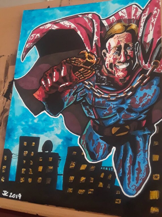 The Boys Homelander Portrait Original Etsy