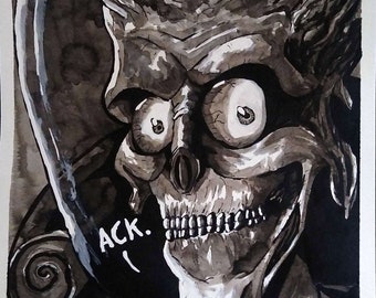 Portrait "Message From Beyond The Stars" de Mars Attacks (original)