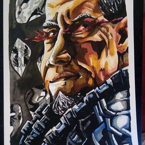 DC Comics &quot;Phantoms&quot; General Zod portrait (original)