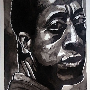 James Baldwin &quot;Ward Of America&quot; portrait (original)