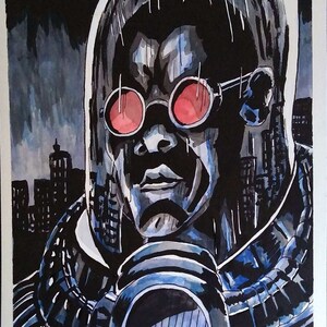 DC Comics &quot;Best Served Cold&quot; Mr.Freeze portrait (original)