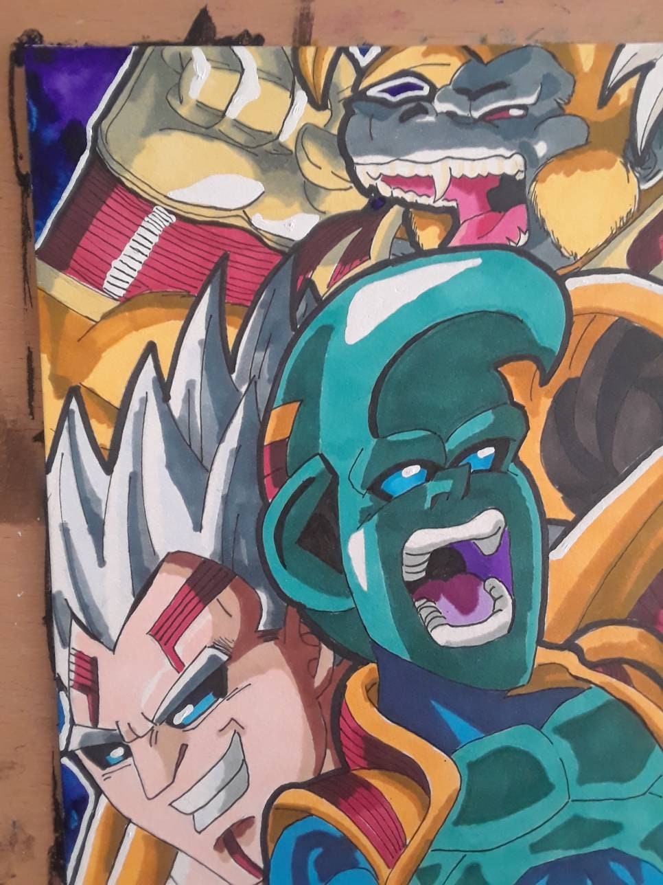 PRINTS Dragonball GT Baby/baby Vegeta Portrait 