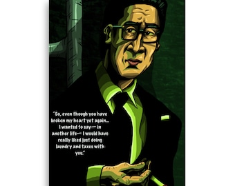 PRINTS - Everything Everywhere All At Once "Taxes and Laundry" Waymond Wang portrait (digital)