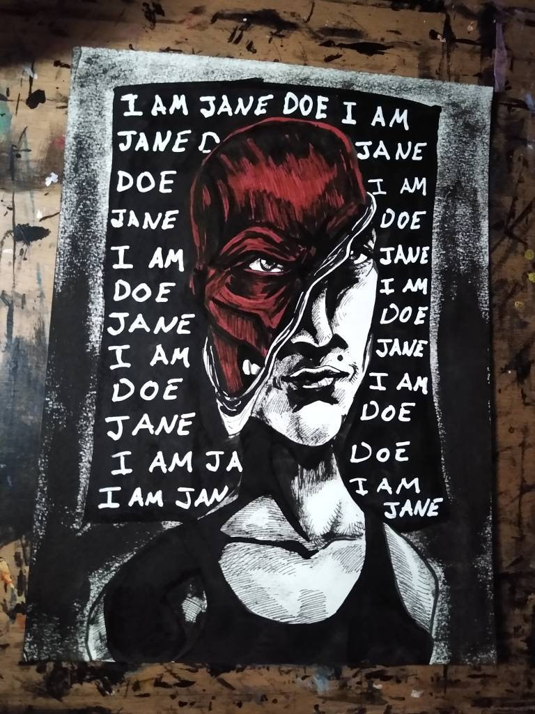 【アート作品】BLACK BELT JONES DC【ペイント作品】 Batman 