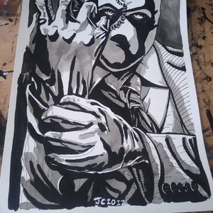 Moon Knight &quot;Dress To Impress&quot; Mr. Knight portrait (original)