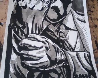 Moon Knight "Dress To Impress" Mr. Knight portrait (original)