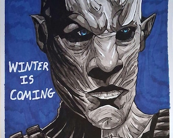 Game Of Thrones "The Night King" portrait (original)