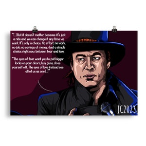PRINTS - Bill Hicks &quot;Just A Ride&quot; portrait (digital)