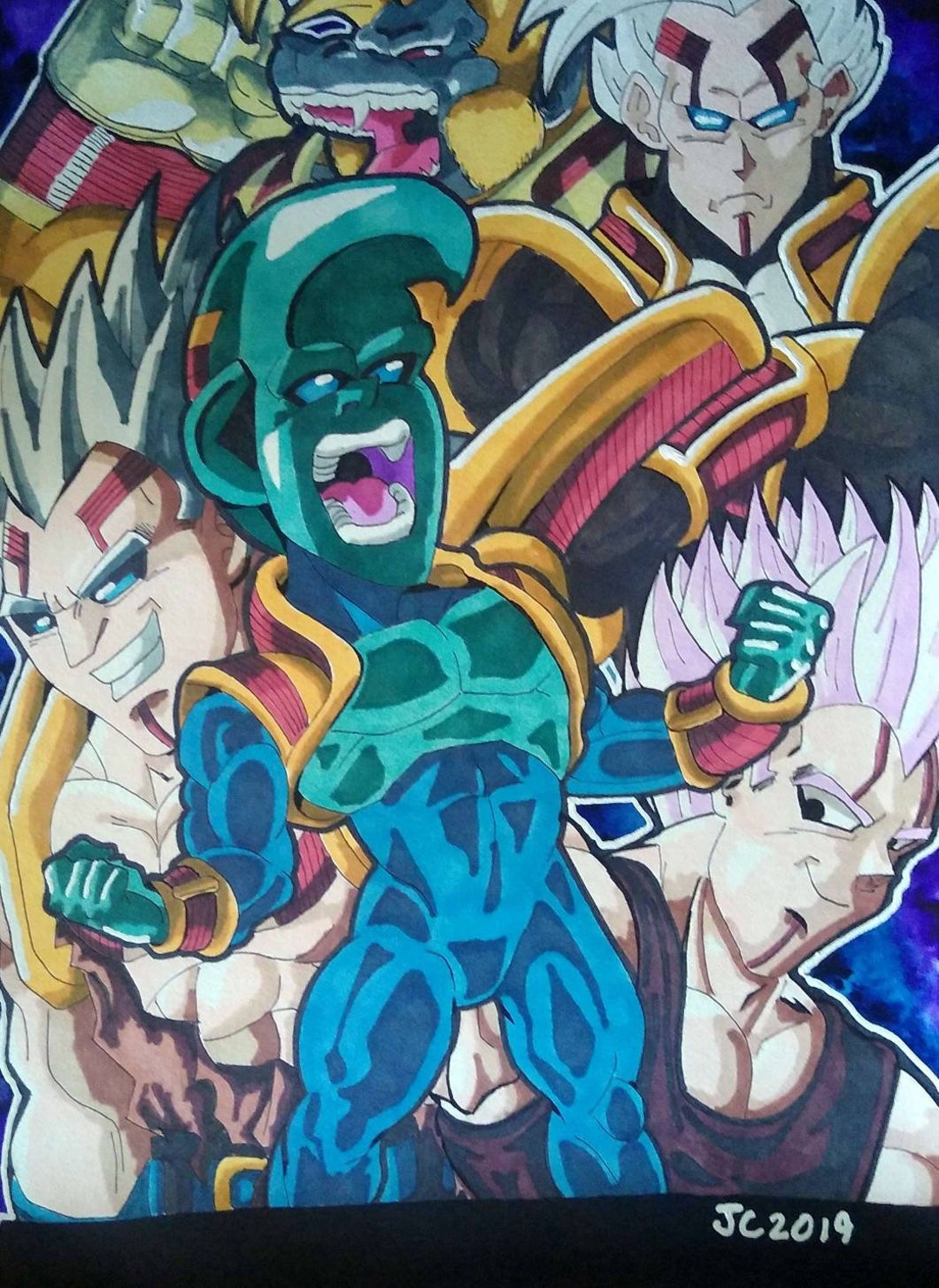 COMO DESENHAR O BABY VEGETA DE DRAGON BALL GT 