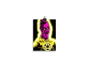 PRINTS - Thaal Sinestro "Beware My Power" portrait (digital)