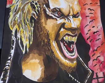 David-portret The Lost Boys "Initiation's Over" (origineel)