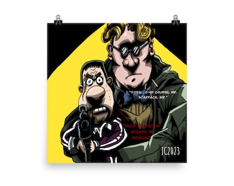 PRINTS - The Ventriloquist “Who You Callin’ A Dummy?” portrait (digital)