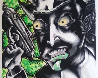 Rick and Morty "Open Portal" Rick Sanchez portrait (original)