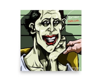 PRINTS - The Dark Knight Returns “Darling” Joker portrait