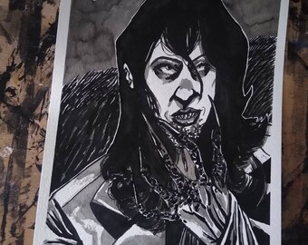 American Vampire "Gettin' Your Hands Dirty" Pearl Jones portrait (original)