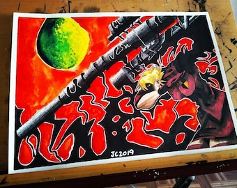 Hellsing - Retrato de Seras Victoria "Moonlit Stroll" (original)