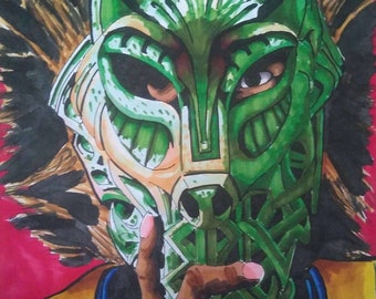 PRINTS - Black Panther - Portrait de Killmonger