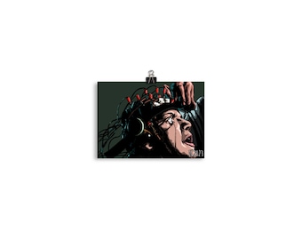 PRINTS - A Clockwork Orange "The Healthy Alternative" Alex DeLarge portrait (digital)