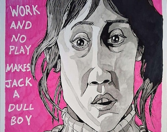 The Shining "Trepidation" Wendy Torrance portrait (original)