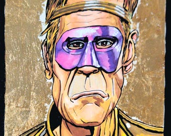 HBO's Watchmen - "Ye Mighty & Despair!" Ozymandias portrait (RE-INKED)