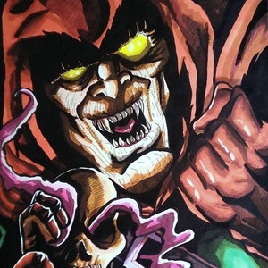 Spider-Man - Hob Goblin portrait (original)