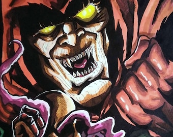 Spider-Man - Hob Goblin portrait (original)