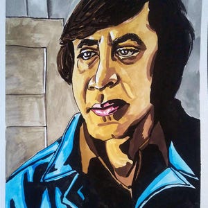 No Country For Old Men - "Call It" Anton Chigurh portrait (original)