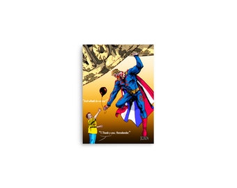 PRINTS - The Boys "A Kind Act" Homelander illustration (digital)