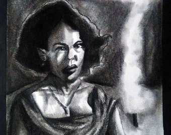 Lovecraft Country "Burn, Baby, Burn" Letitia Lewis portrait (original)