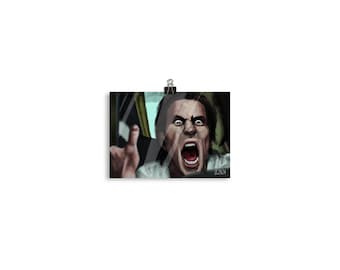 PRINTS - Nightcrawler "Reflection" Louis Bloom portrait (digital)