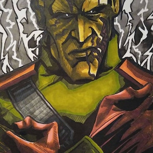 Metal Gear Solid 3 "Thunderbolt" Volgin portrait (original)
