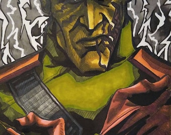Metal Gear Solid 3 "Thunderbolt" Volgin portrait (original)