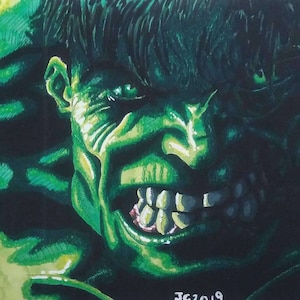PRINTS - The Incredible Hulk &quot;Days Without Incident&quot; portrait