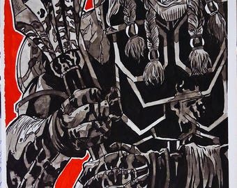 Invincible "Insatiable" Battle Beast illustration (original)