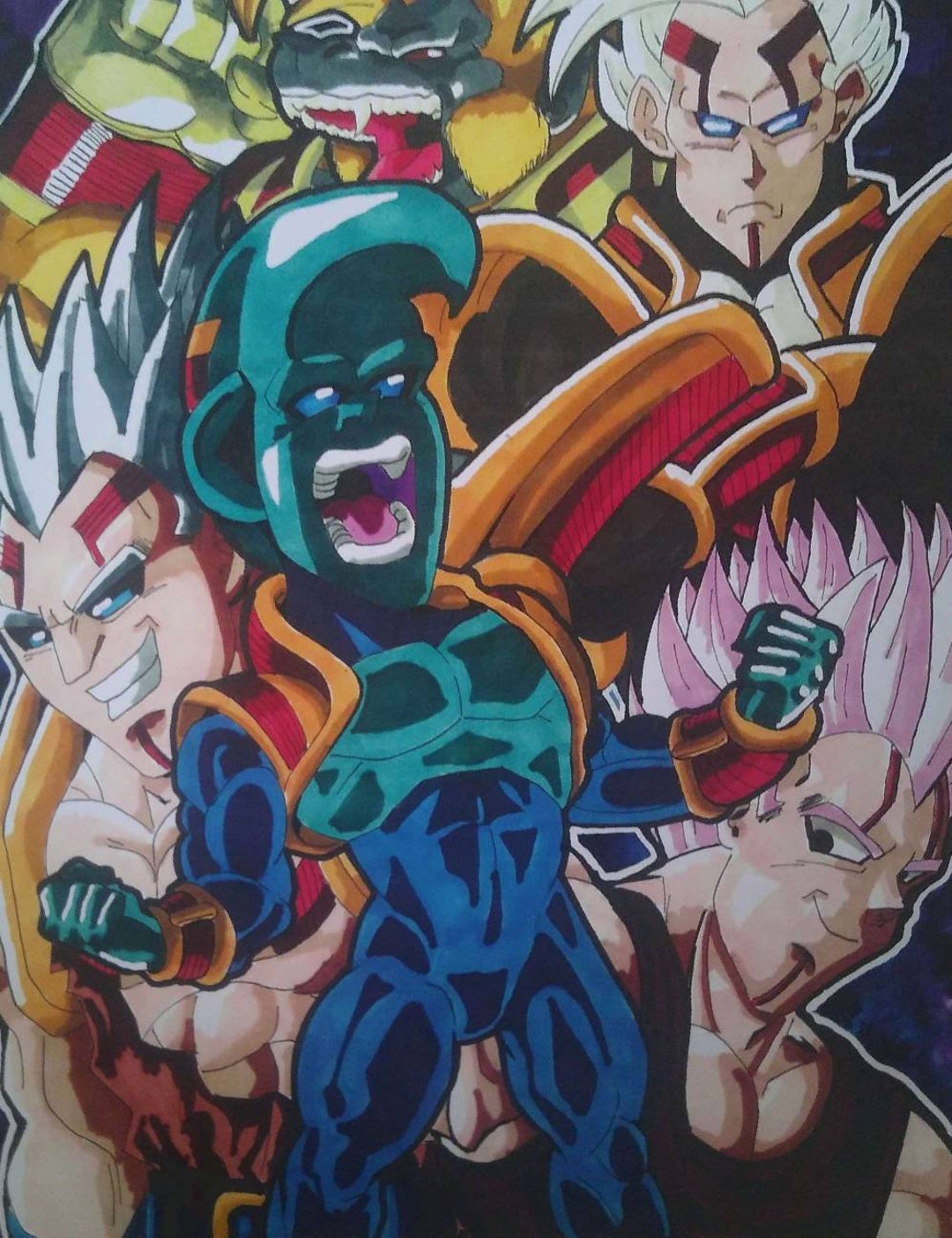 PRINTS Dragonball GT Baby/baby Vegeta Portrait 