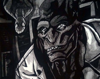 TASM "Along Came A Lizard" portrait (original)