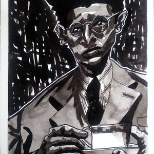 Barton Fink - &quot;Champion Of The Common Man&quot; Barton Fink portrait (original)