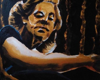 Silence Of The Lambs "Lotion On The Skin" Buffalo Bill portrait (original)