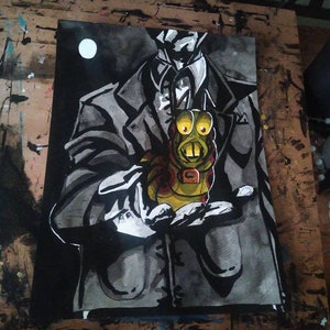 Mister Mind &quot;I Name The Gods&quot; portrait (original)