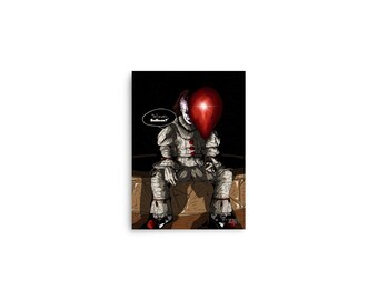 PRINTS - IT "Time To Float" Pennywise The Dancing Clown portrait (digital)