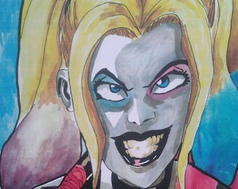 PRINTS - Harley Quinn "The Recently Emancipated" portrait