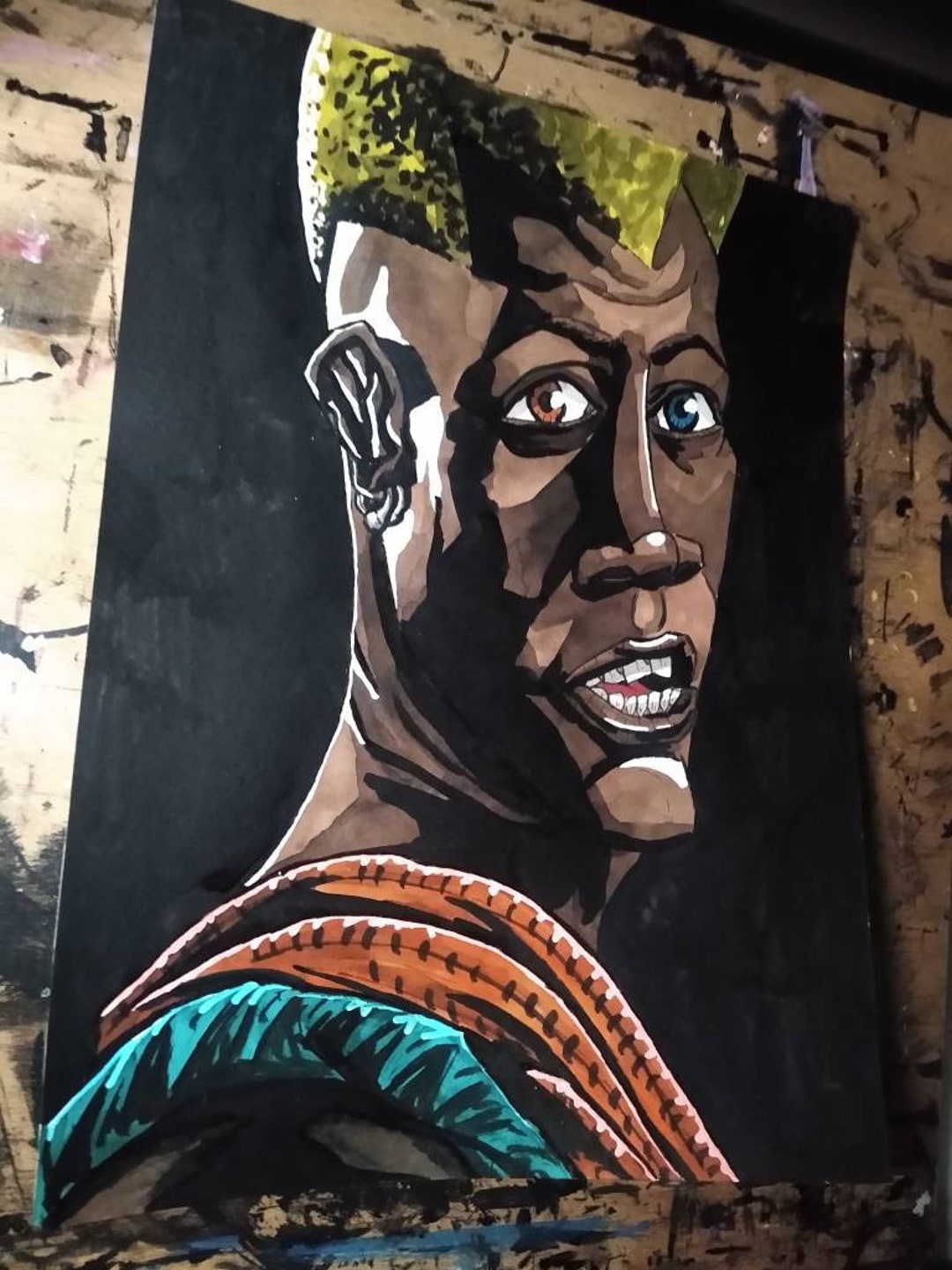Demolition Man simon Phoenix Portrait original Etsy