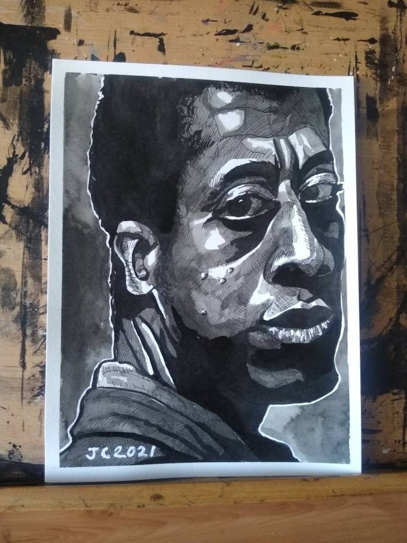 James Baldwin "Ward Of America" portrait (original) - dral.regionlima.gob.pe