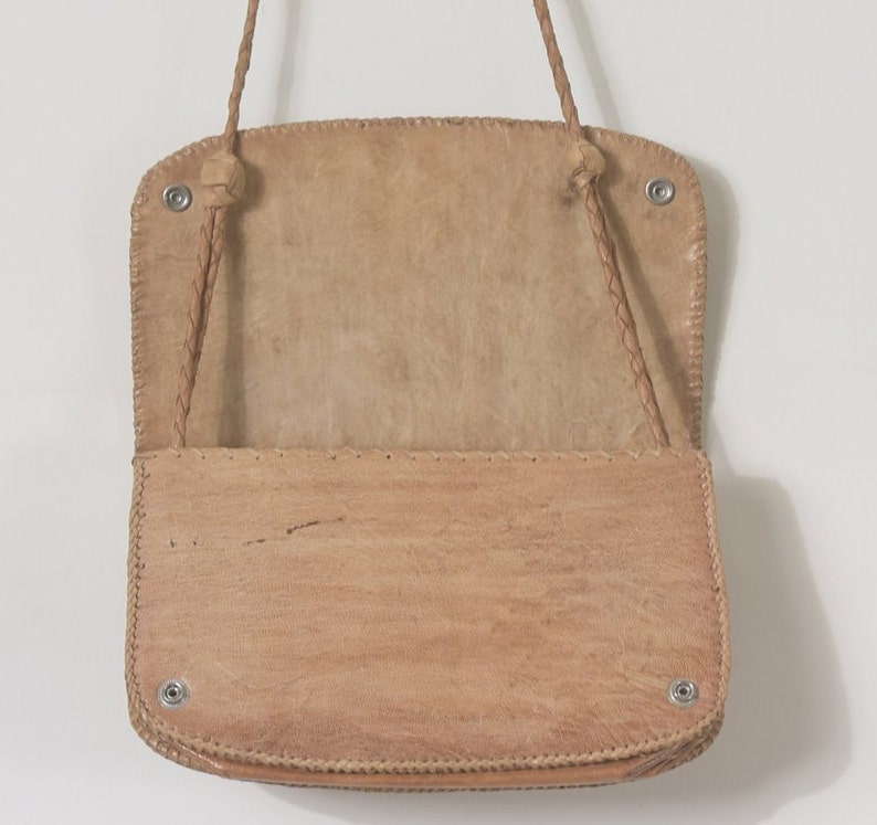 Snake Skin bag, Crossbody bag, Envelope bag, Brown beige, Shoulder bag, Snake skin purse, Genuine Leather, Leather bag, Vintage bag 画像 6