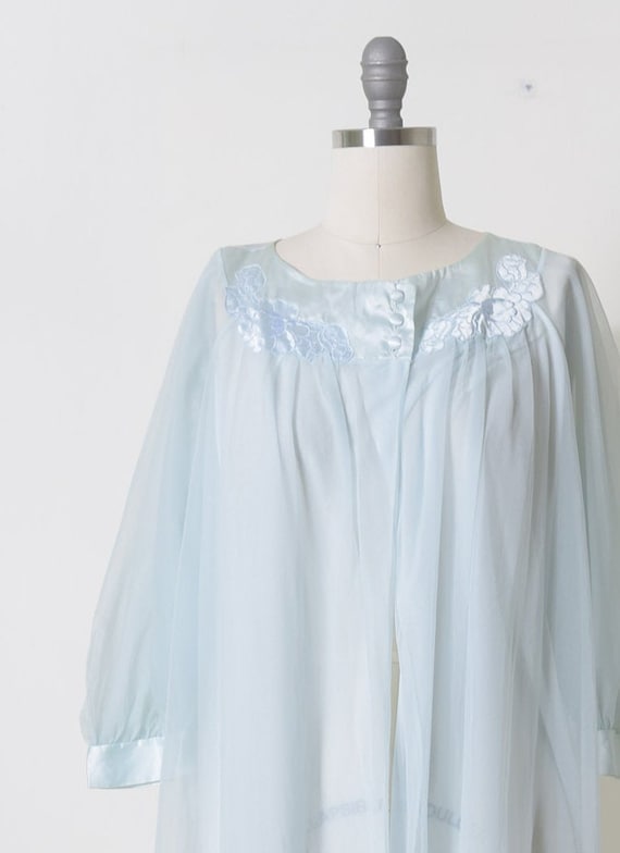 Night robe, Womens lingerie, Vintage robe, Womens… - image 4