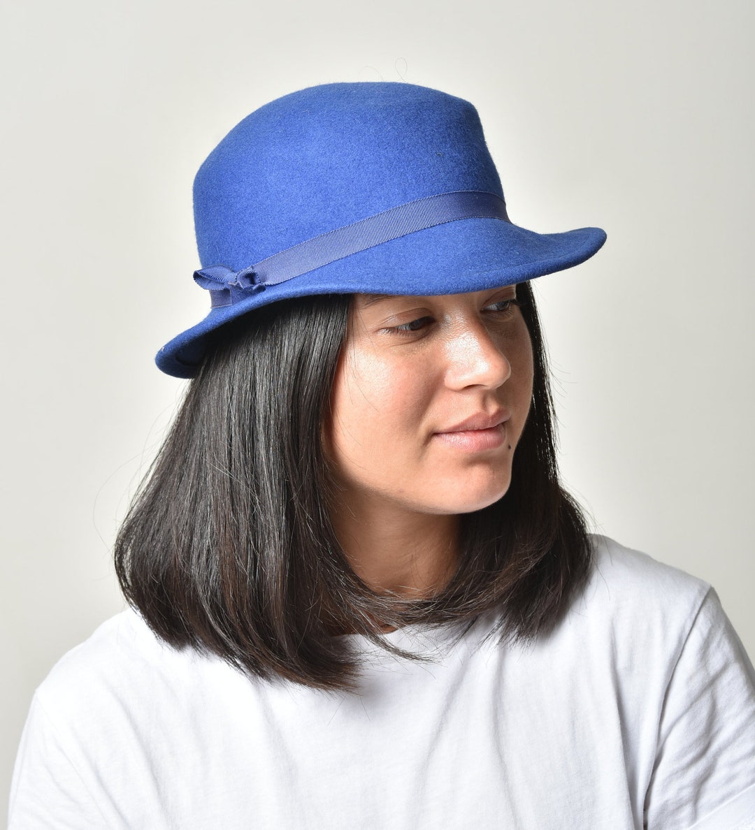 Winter Hat Wool Hat Royal Hat Small Hat Spring Hat Tying Etsy