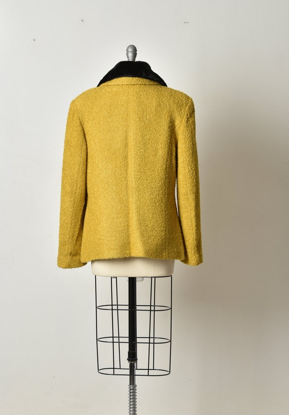 Womens Coat, Mustard colour, Elegant Coat, Size M… - image 7