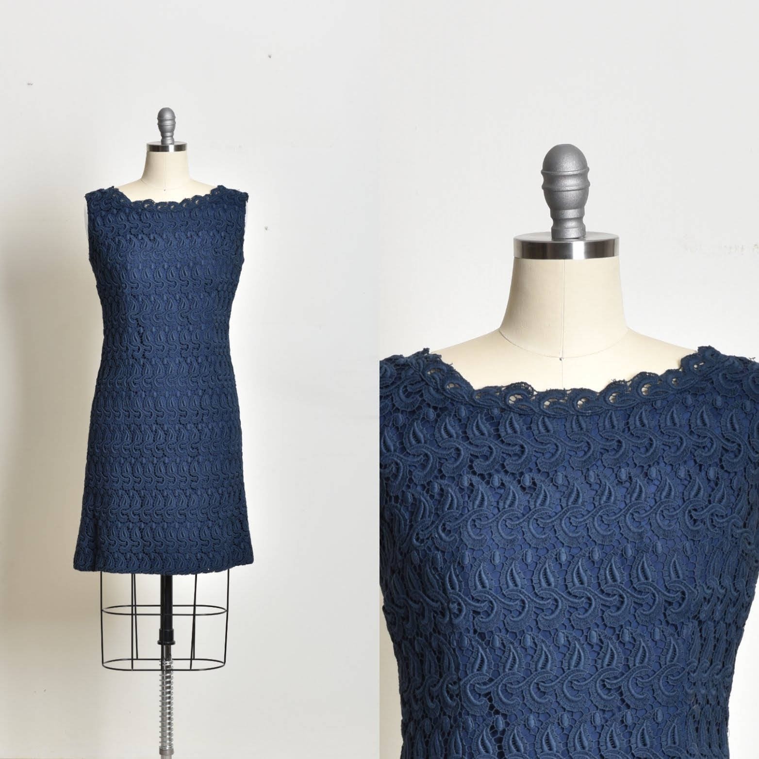 Evening Dress Elegant Dress Dark Blue Dress Wedding Guest Etsy