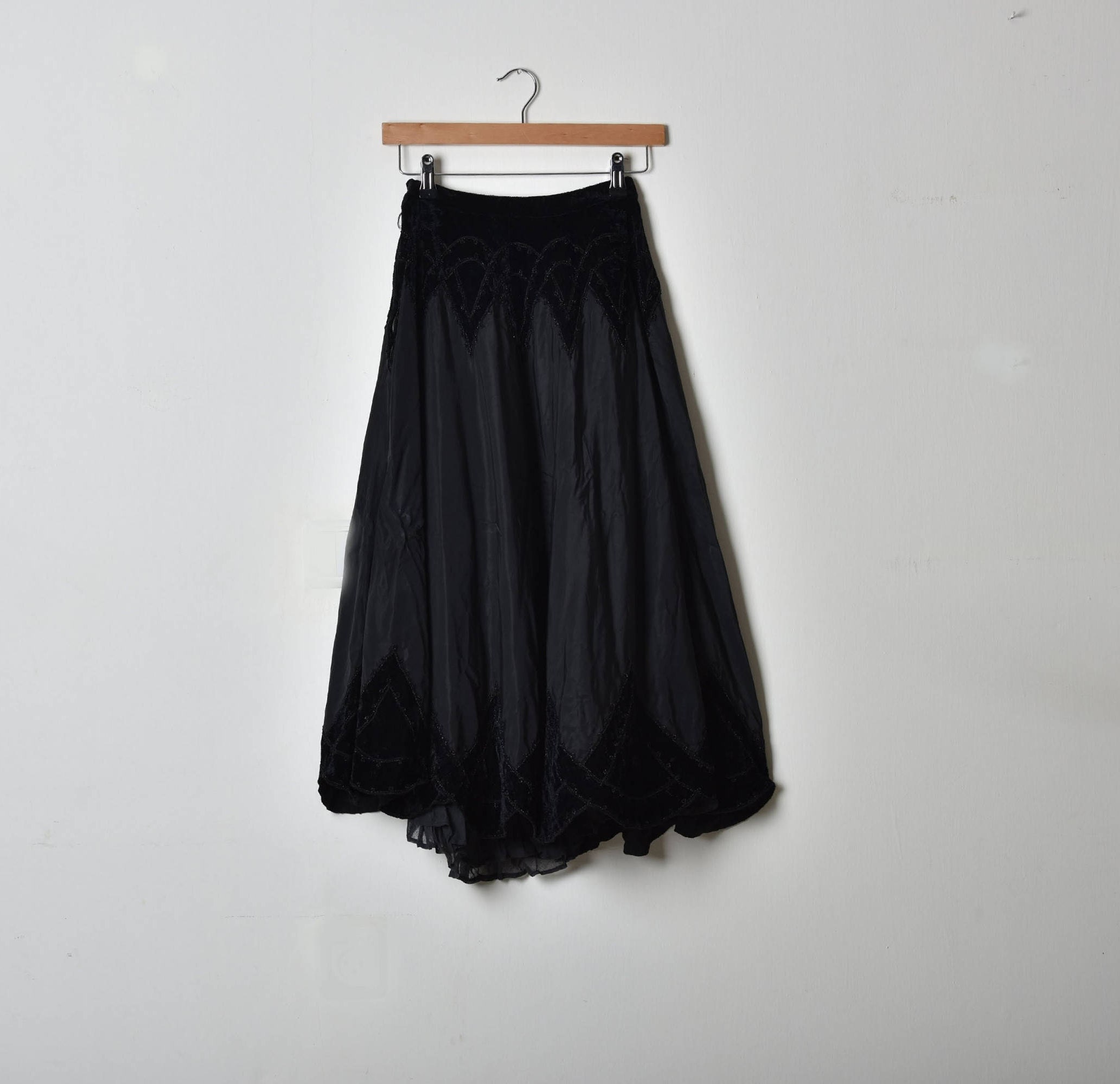 Long Black Skirt Flared Skirt Full Circle Skirt Midi Skirt - Etsy UK